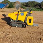 alquiler dumper de orugas wacker neuson